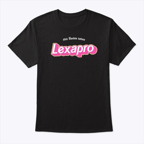 Darian M Other - This Barbie Takes Lexapro Shirt Funny Self Care Meme Graphic Tee 26